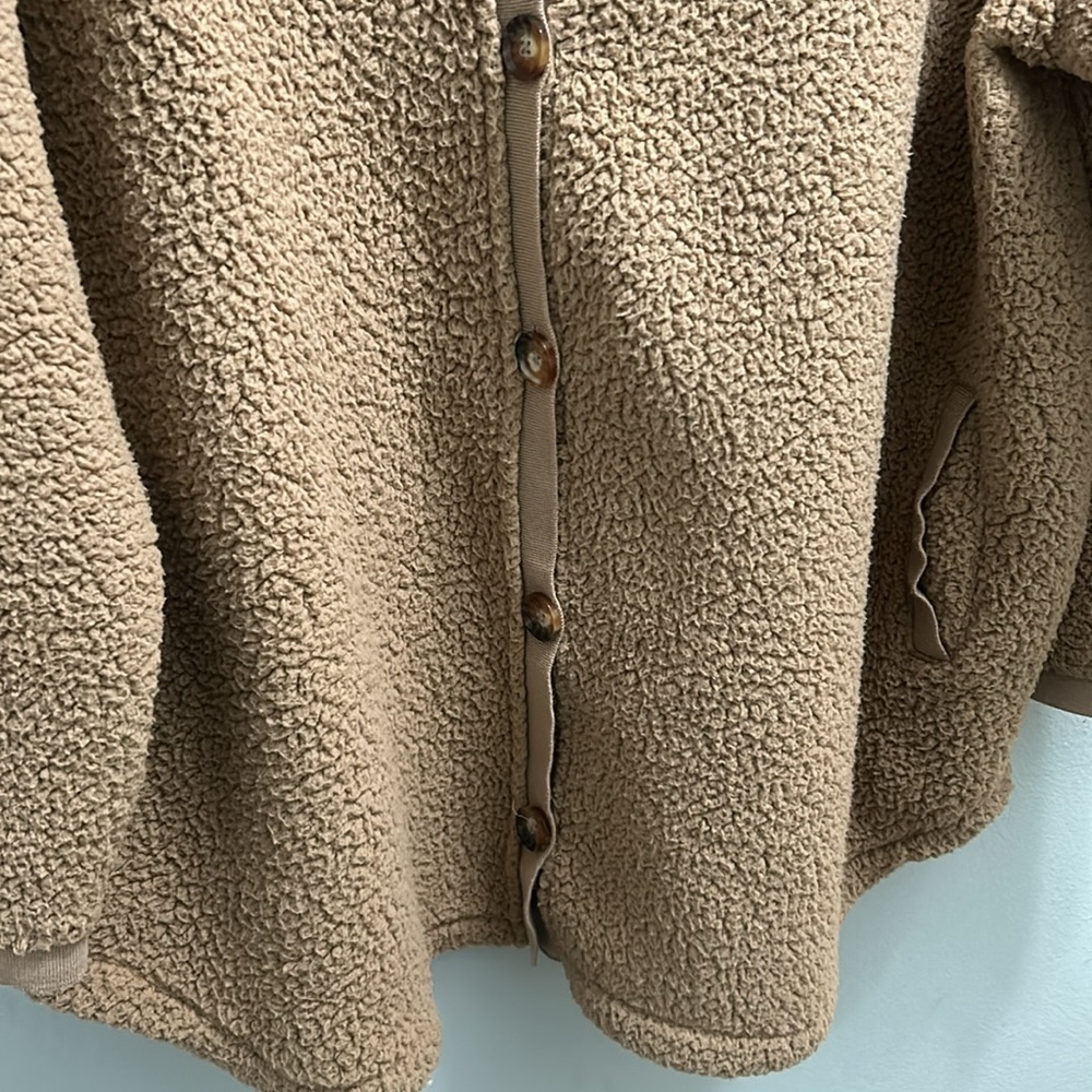 koolaburra sherpa fleece shawl collar cardigan